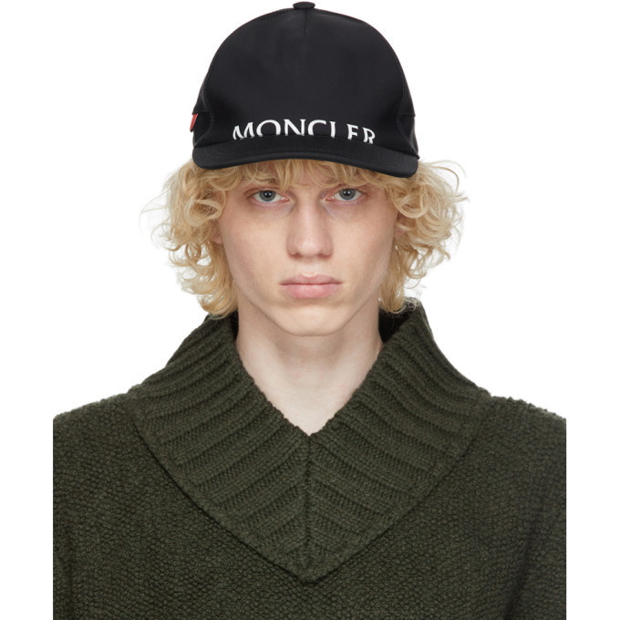 Photo: Moncler Black Logo Cap