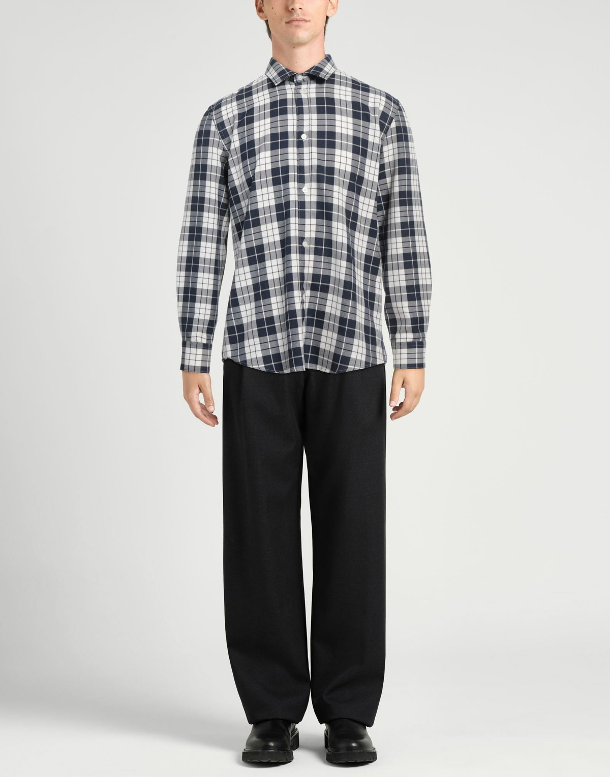 Dondup Mens Shirt Midnight in Blue