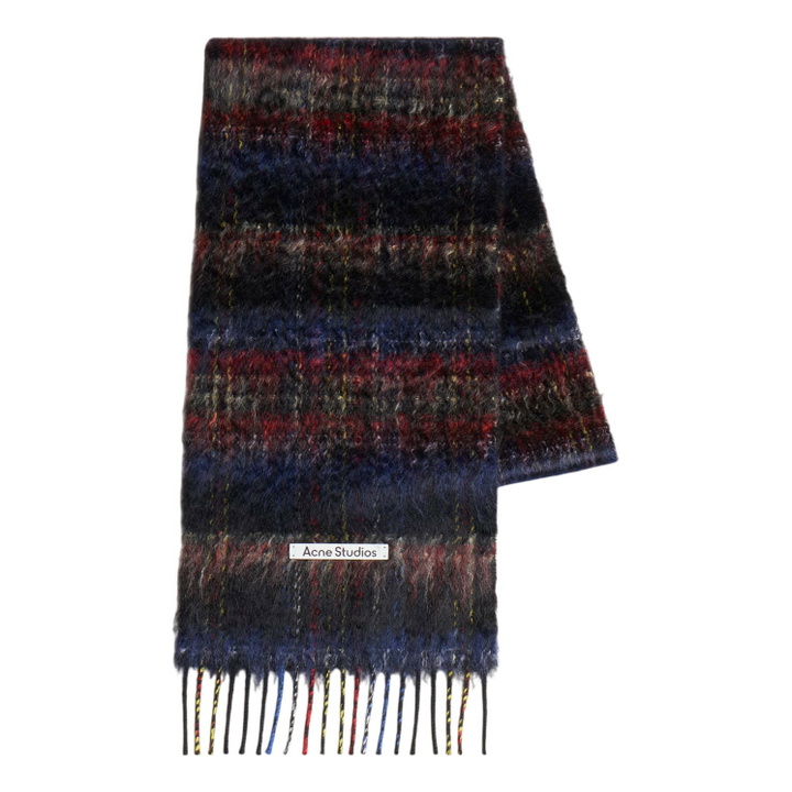 Photo: Acne Studios Men's Vibot Scarf in Black/Red