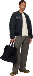 visvim Navy Gunner Acala Reversible Bomber Jacket