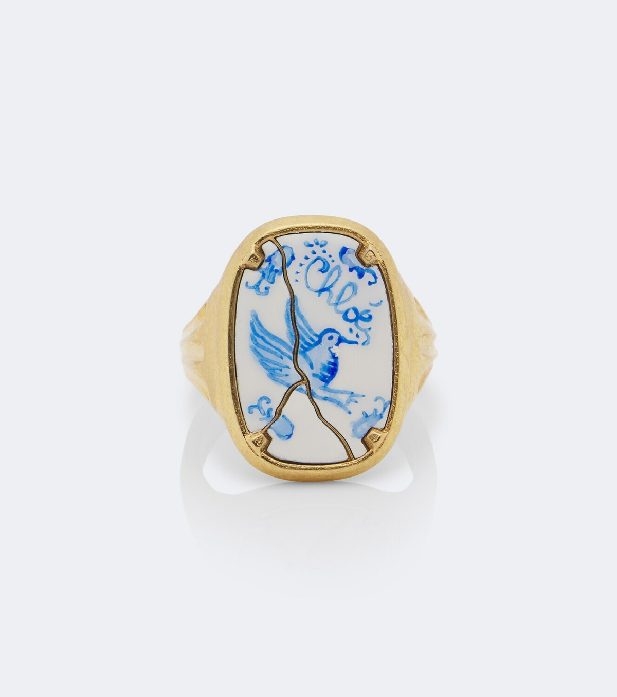 Chloé Oversized enamel ring