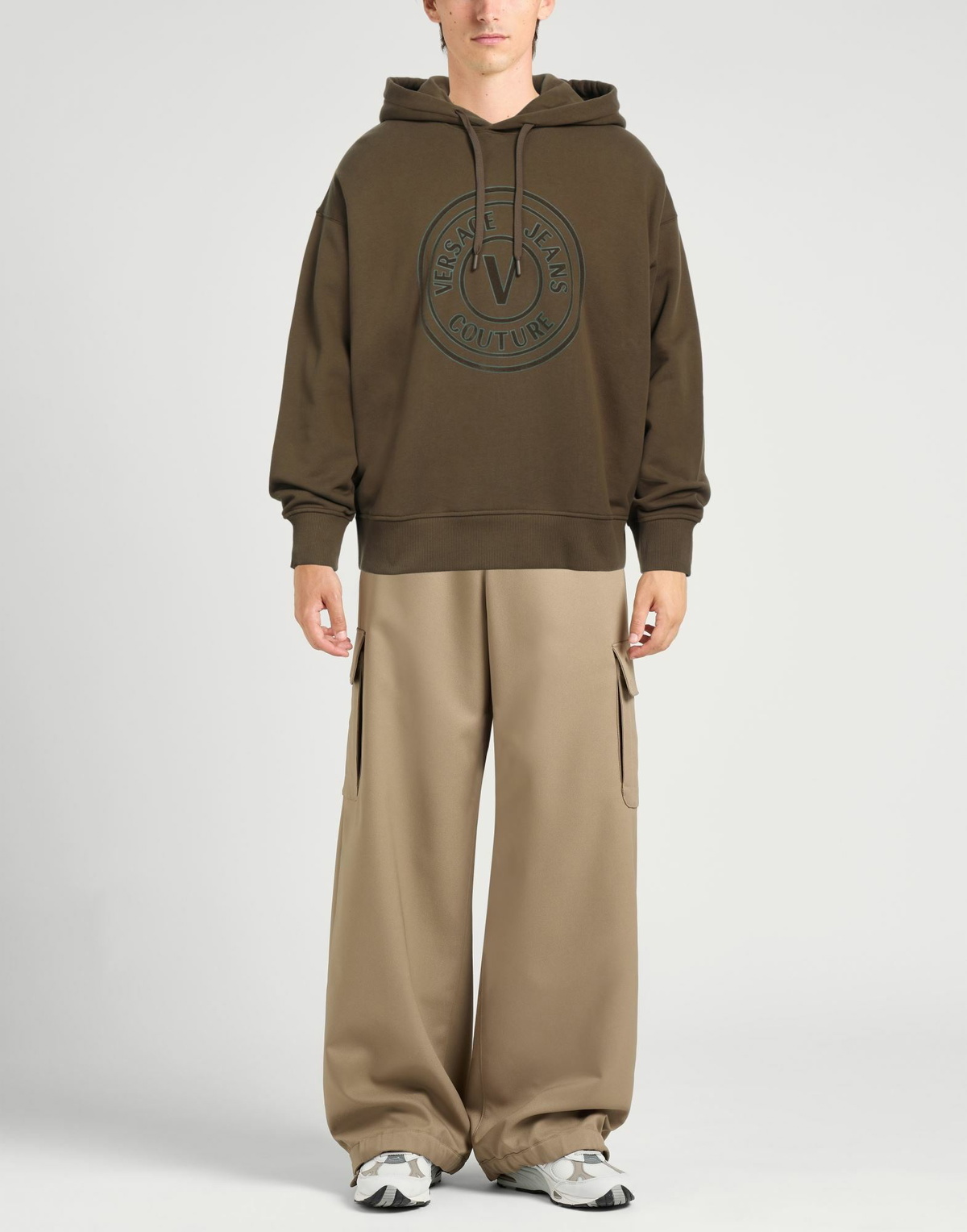 Versace Jeans Couture Mens Sweatshirt Military in Green