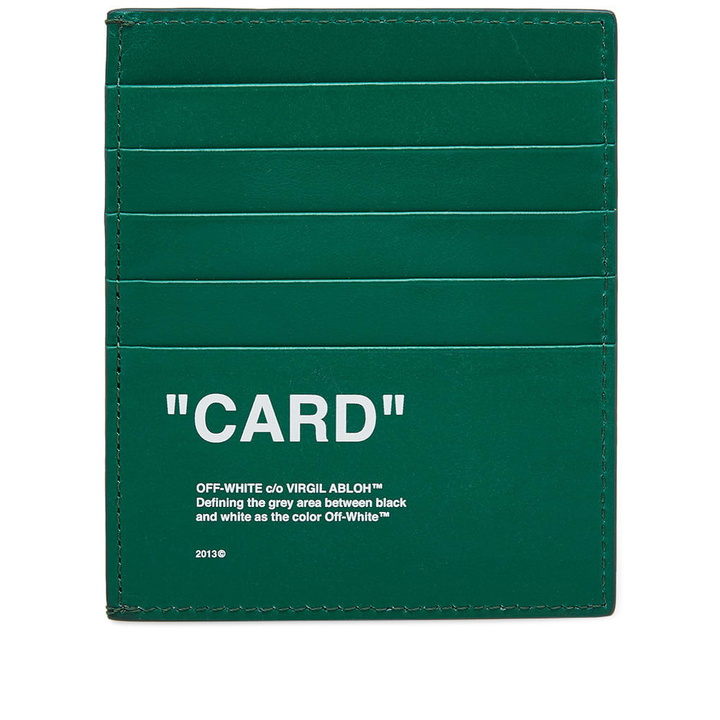 Photo: Off-White Quote Card Holder