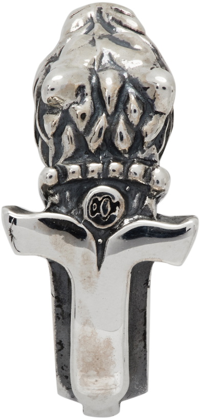 Photo: YOHJI YAMAMOTO Silver Wolf Dagger Single Earring