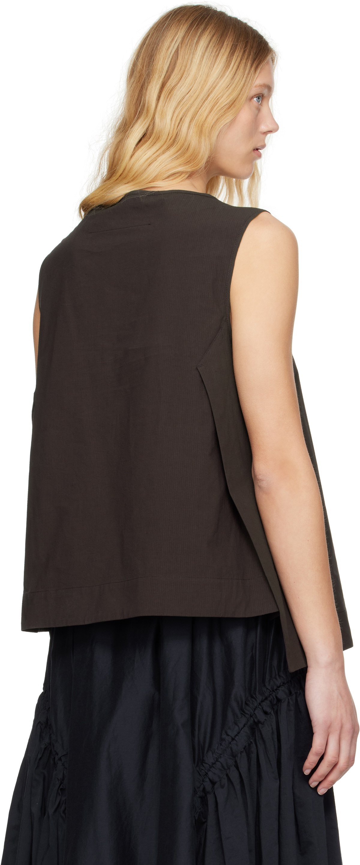 Toogood Brown 'The Basketmaker' Tank Top