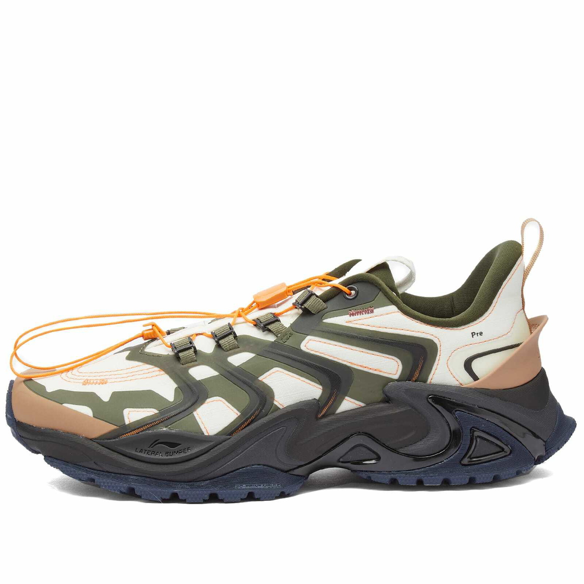 Soulland x Li-Ning X-Claw Ace Sneakers in Green