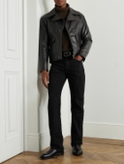 Stòffa - Plongé Leather Jacket - Brown
