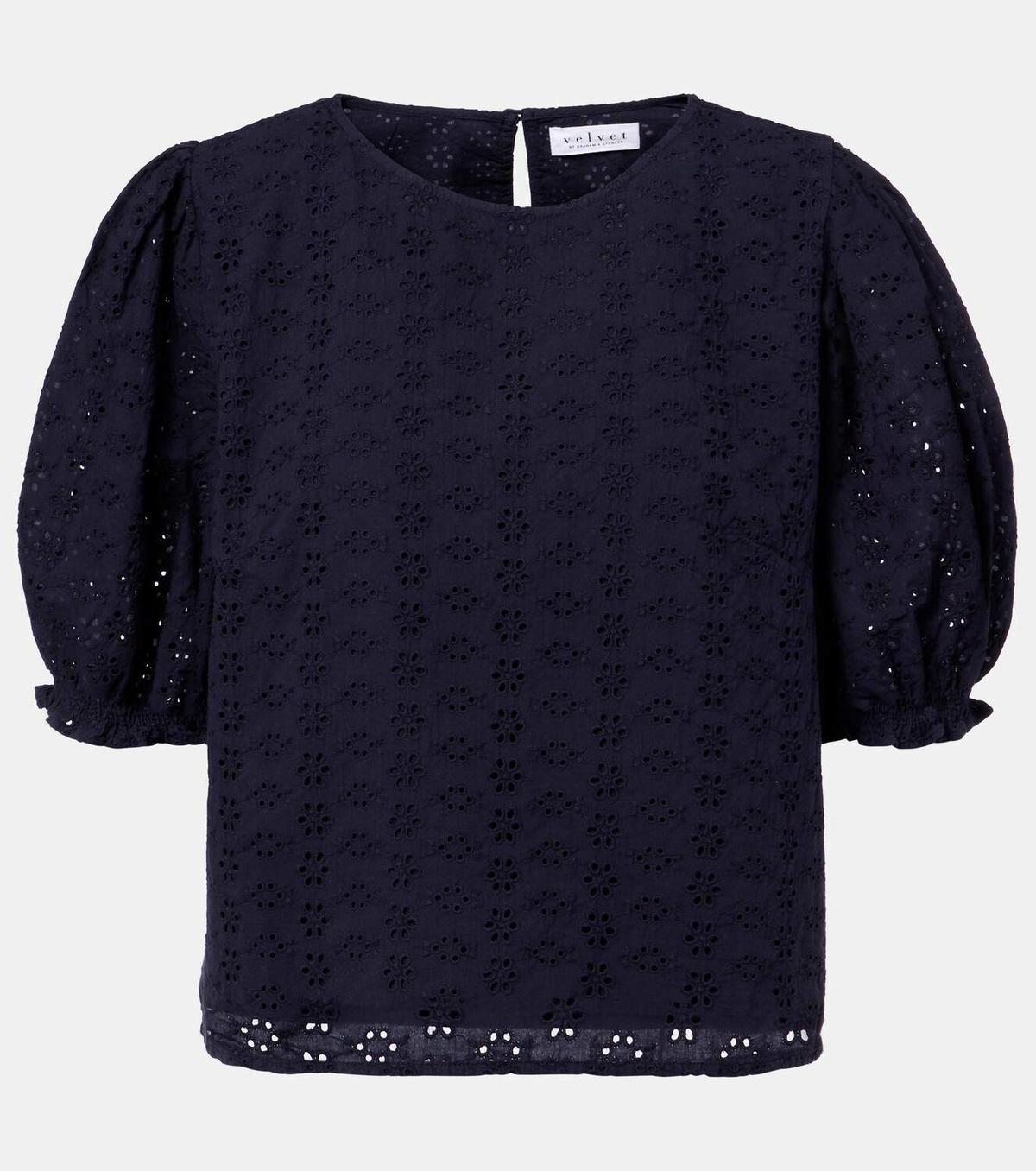 Velvet Dalyn embroidered cotton blouse