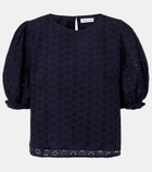 Velvet Dalyn embroidered cotton blouse
