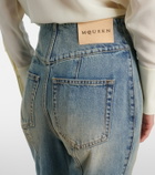 McQueen High-rise wide-leg jeans