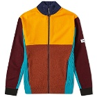 Kenzo Felted Colourblock Zip Knit Track Top