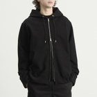 MASTERMIND WORLD Men's OG Embroidery-Ish Zip-Up Hoodie in Black