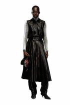 Diesel Bomber vest with distressed effect - Jackets Womens in Brown