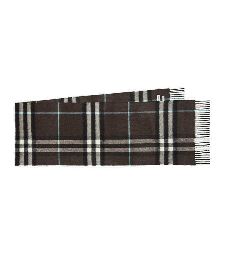 Photo: Burberry Burberry Check cashmere scarf