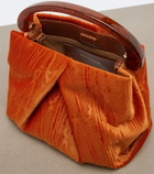 Dries Van Noten Crisp Small velvet top-handle bag