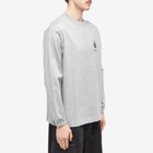 Noma t.d. Men's Long Sleeve Logo T-Shirt in Grey