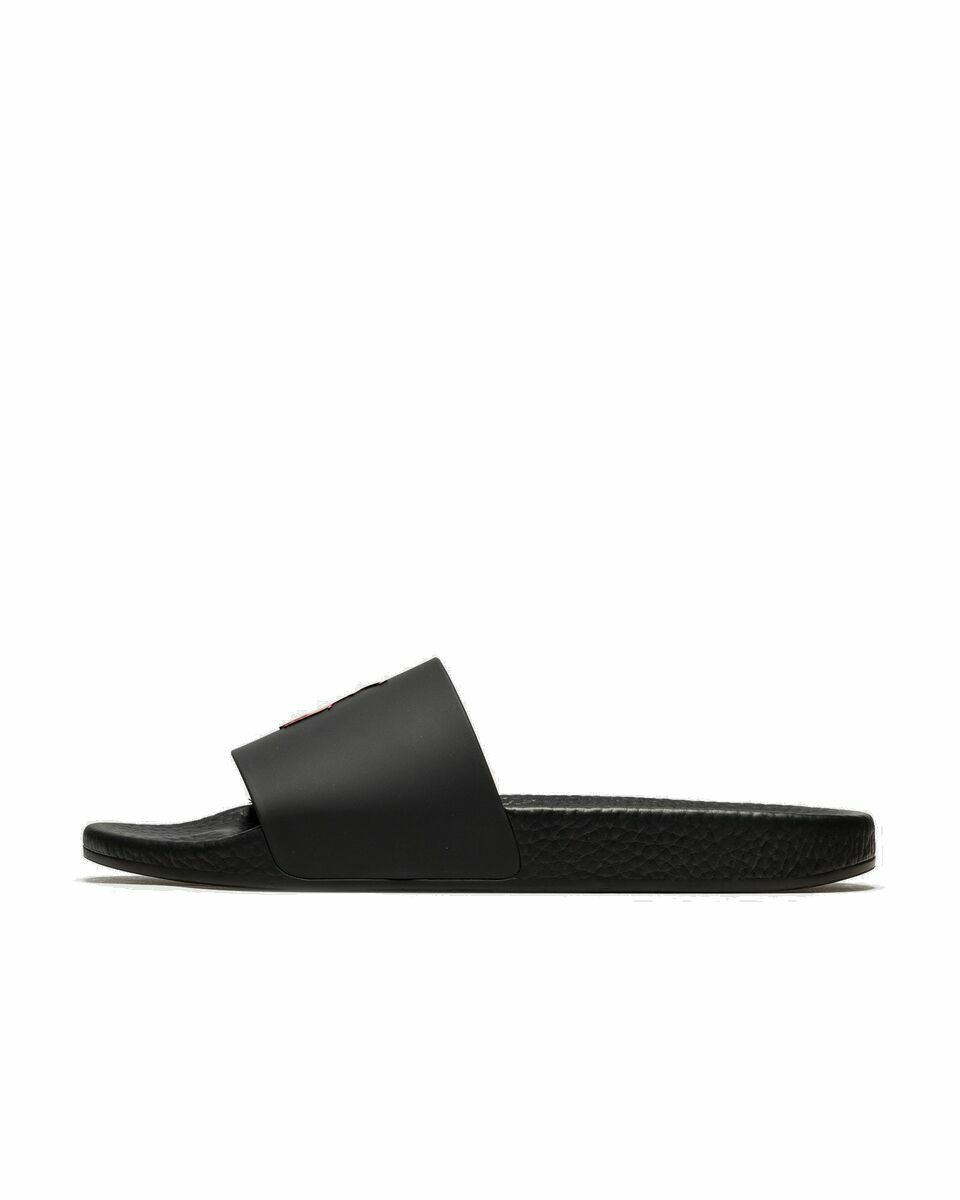 Photo: Polo Ralph Lauren Polo Slide Sandals Black - Mens - Sandals & Slides