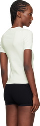 Courrèges Blue Signature Contrast T-shirt