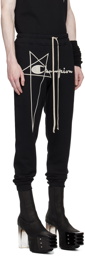 Rick Owens Black Champion Edition Sweatpants