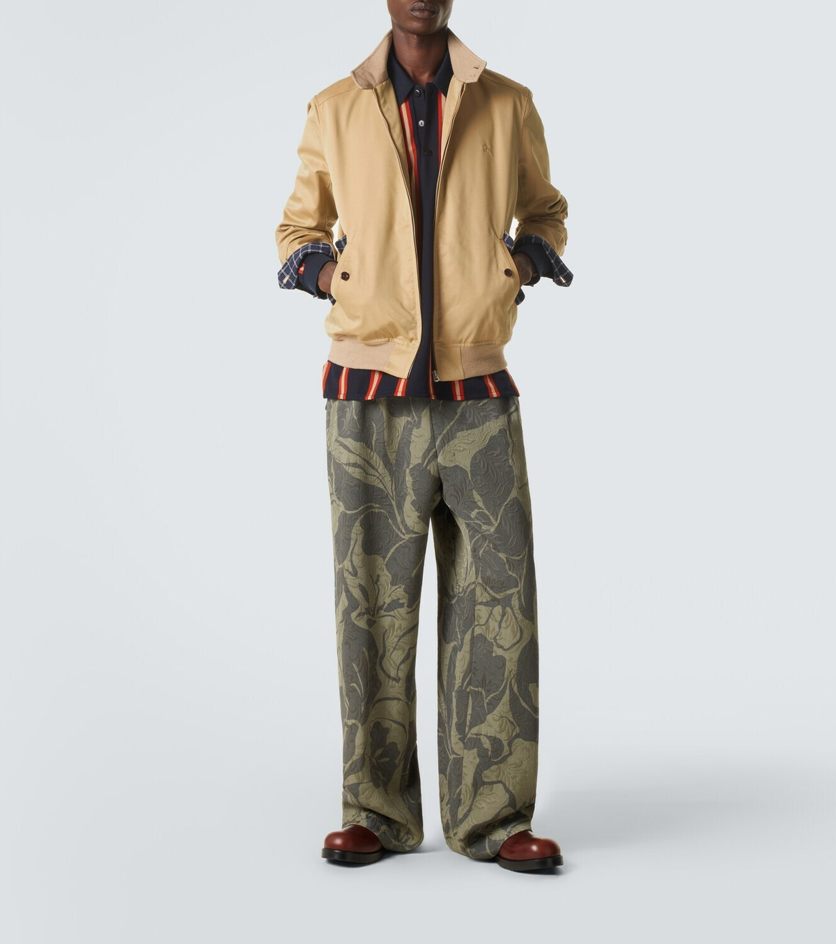 Junya Watanabe Cotton-blend blouson jacket