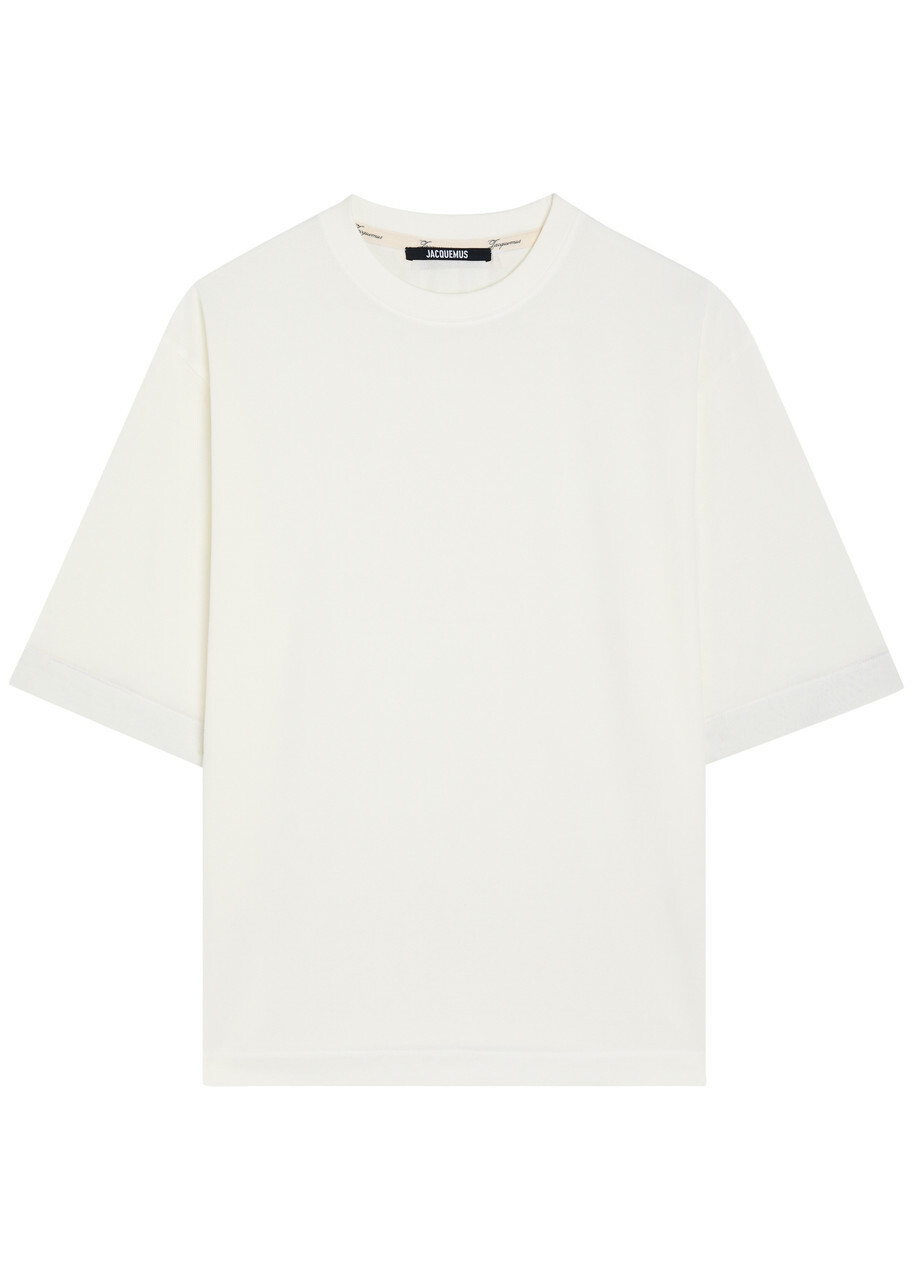 Jacquemus Le Tshirt Ventadou Woven T-shirt White