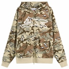 ICECREAM Men's Choc Chip Running Dog Zip Through Hood in Camo
