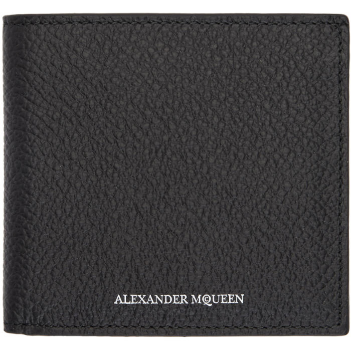 Photo: Alexander McQueen Black Logo Wallet 