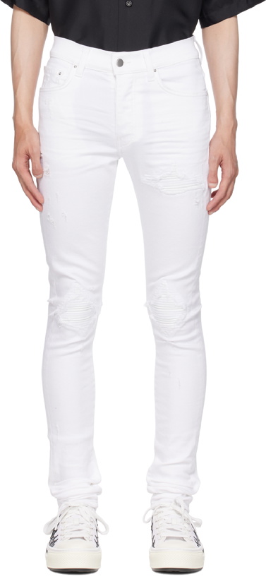 Photo: AMIRI White MX1 Jeans