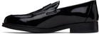 Ernest W. Baker Black Leather Loafers