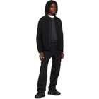Stone Island Black 1200014 Organic Panama 'Old' Overshirt