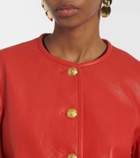 Veronica Beard Andrea leather jacket