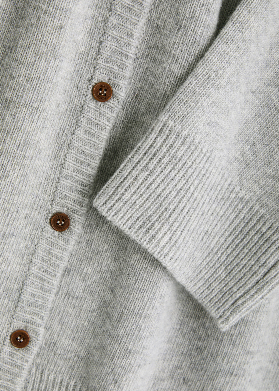 Skall Studio Senna Wool Cardigan Light Grey