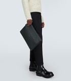 Bottega Veneta Intrecciato leather pouch