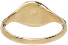 Seb Brown Gold Smiley Ring