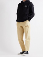 NIKE - NSW Tapered Cotton-Blend Twill Trousers - Neutrals