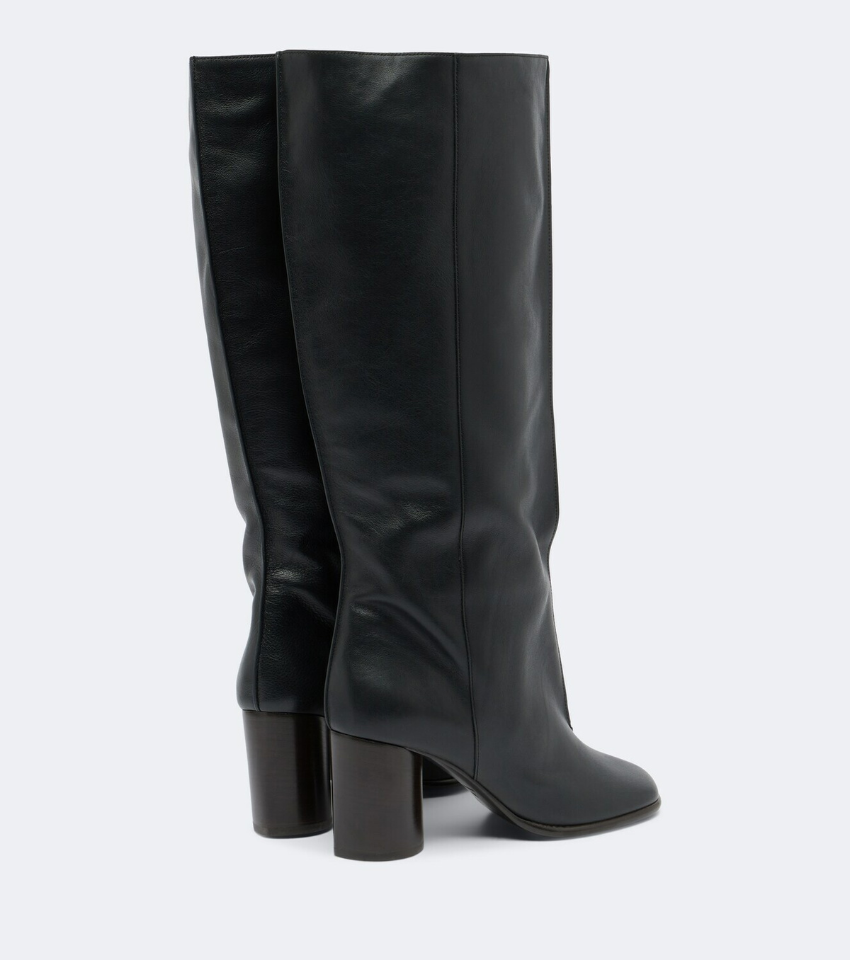 Lemaire Crease leather knee-high boots