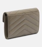 Saint Laurent Cassandre leather card holder