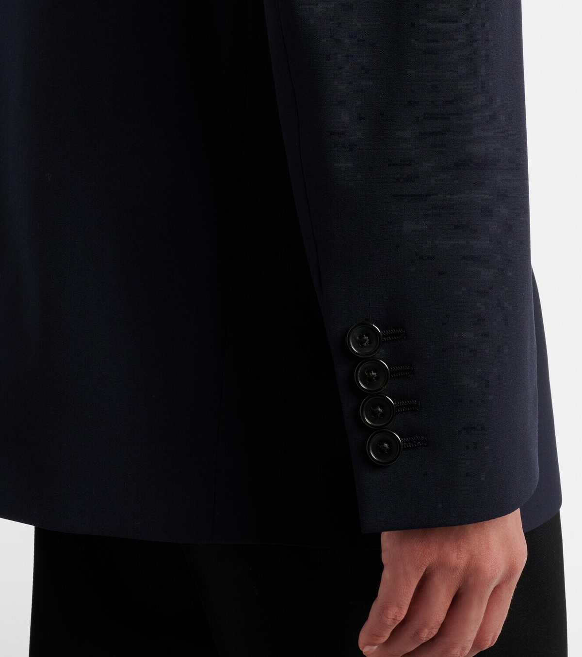 The Row Paden double-breasted virgin wool blazer