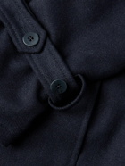 Stòffa - Raglan Belted Wool Coat - Blue