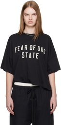 Fear of God ESSENTIALS Black Boxy T-shirt
