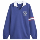 Palmes Men's Forever Open Rugby Shirt in Blue