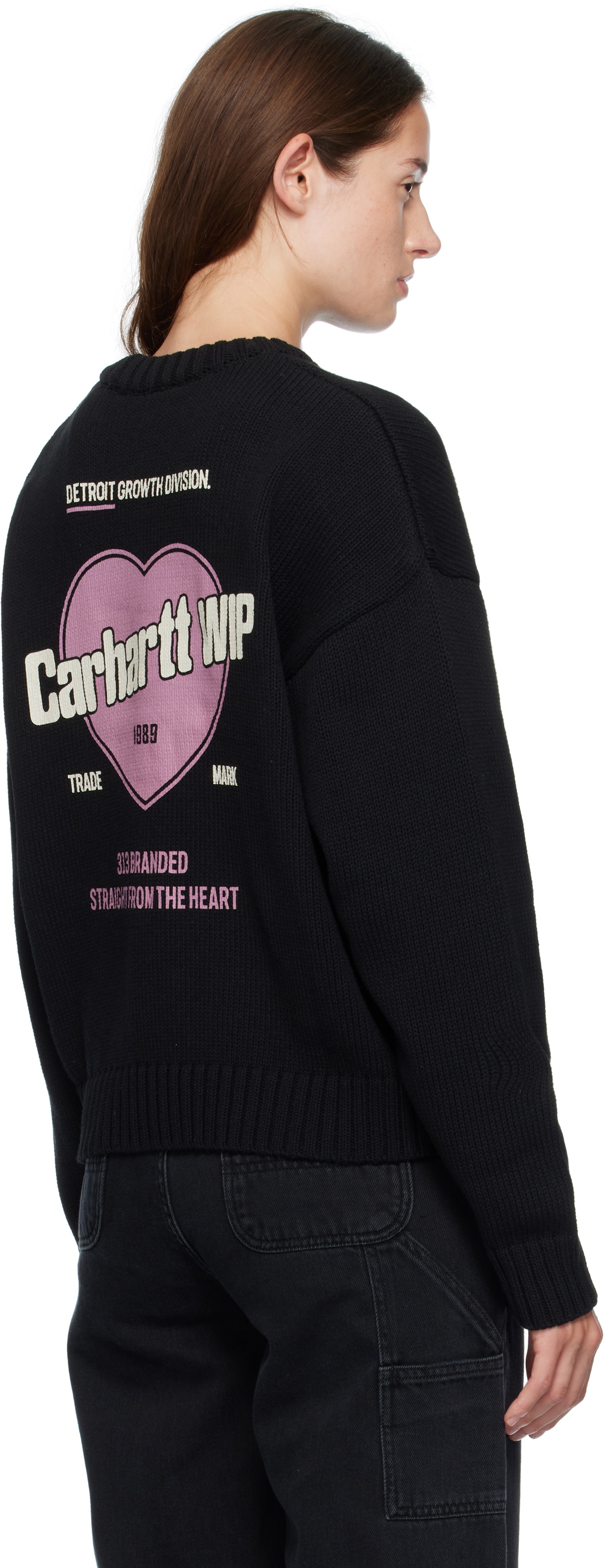 Carhartt Work In Progress Black 'Growth' Sweater
