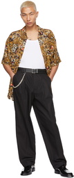 LU'U DAN SSENSE Exclusive Black Pleated 80's Trousers