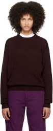 6397 Burgundy Slouchy Sweater