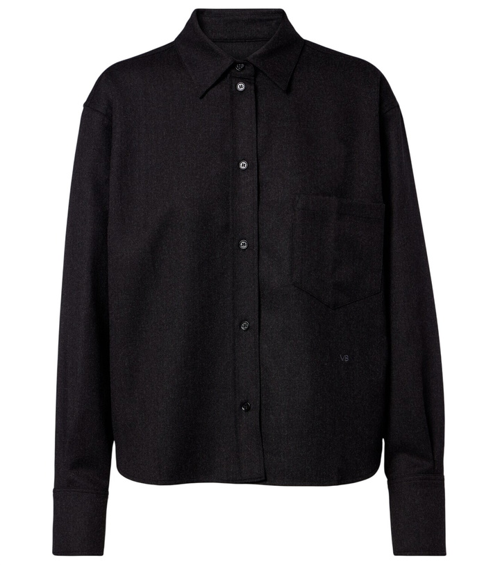 Photo: Victoria Beckham Ellys wool flannel shirt