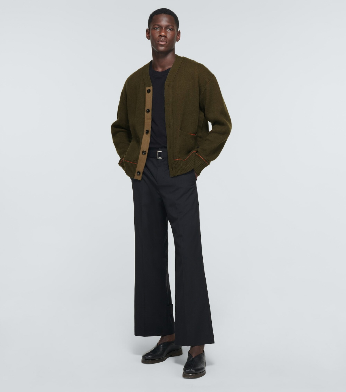 Sacai - Cashmere-blend cardigan Sacai
