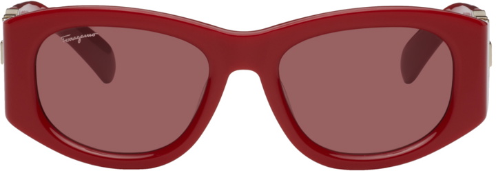 Photo: Ferragamo Red Hardware Sunglasses
