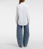 Alaïa Scarf cotton blouse