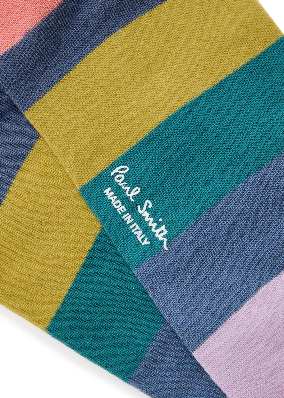 Paul Smith Jonathan Striped Cotton-blend Socks - Multicoloured - One Size