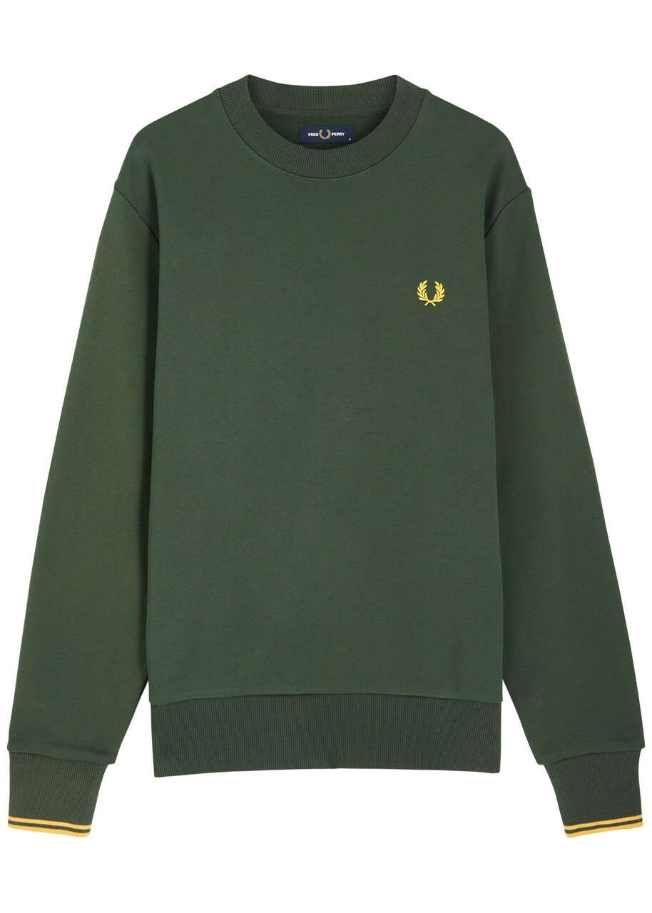 【FRED PERRY】 ★ Collared Sweatshirt ★ Black Fred Perry Collared Sweatshirt Black Sweatshirts Fred Perry